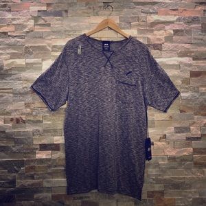 Publish Brand Roman Knit TShirt Charcoal/Grey M